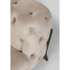 KARE Design 2 Places|Canapés Bellissima 2-Places Velours Beige 200Cm