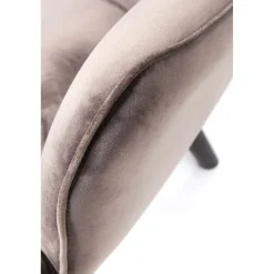 KARE Design 2 Places|Canapés Black Vicky 2-Places Velours Gris