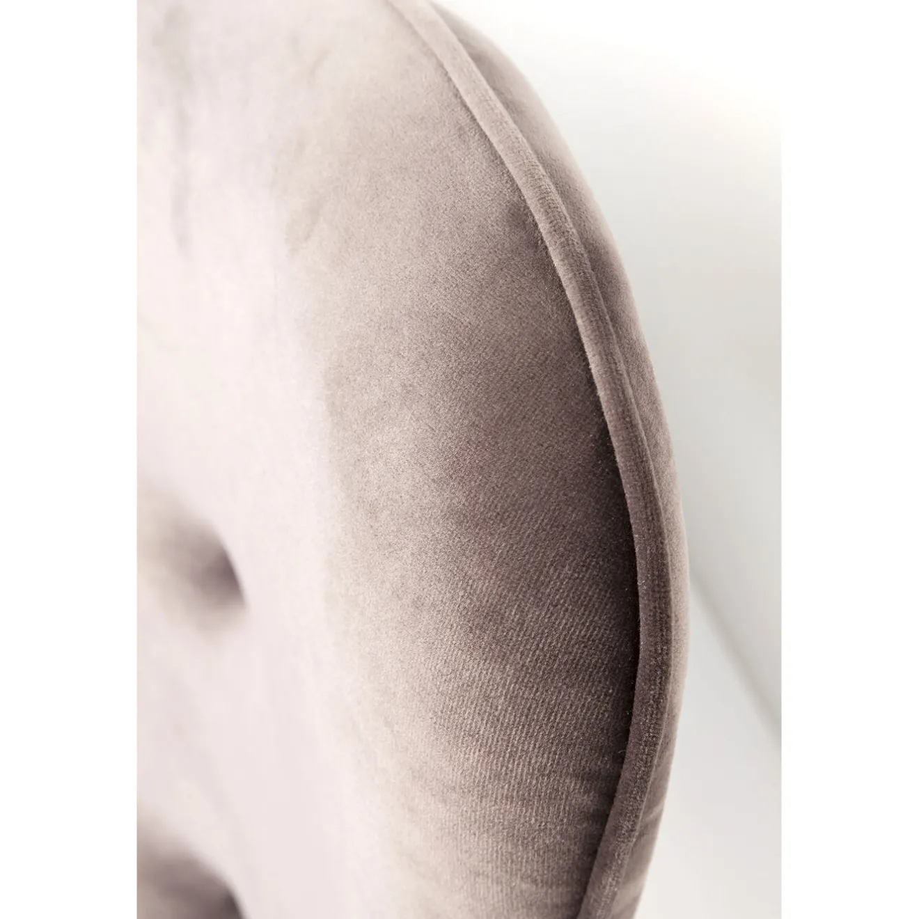 KARE Design 2 Places|Canapés Black Vicky 2-Places Velours Gris