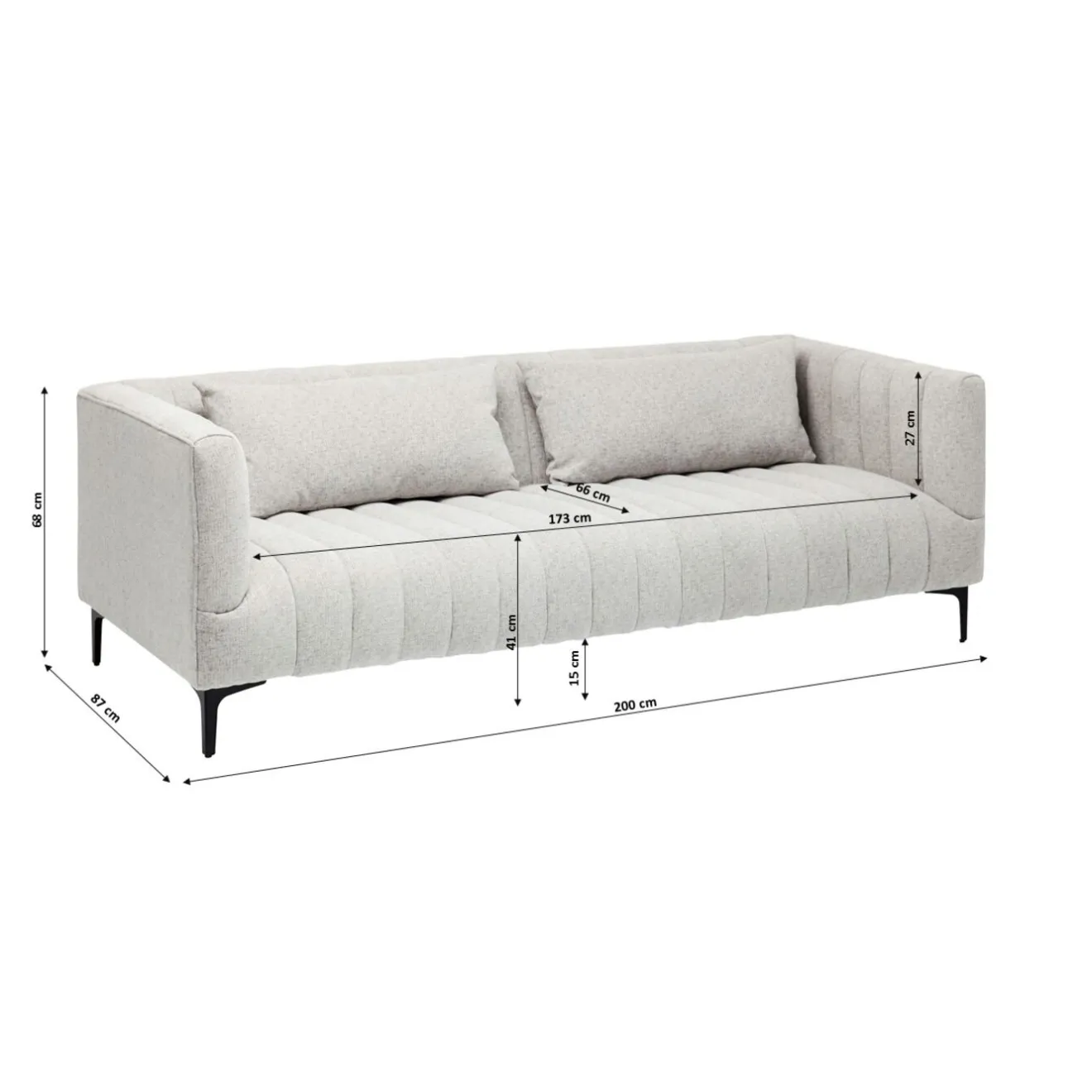 KARE Design 3 Places|Canapés Celebrate 3-Places Mouchete