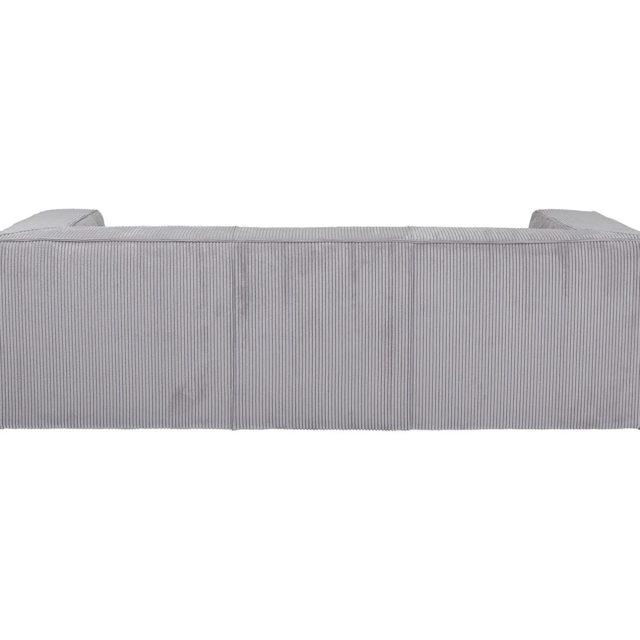 KARE Design 3 Places|Canapés Cubetto Cord 3-Places Gris Clair 220Cm