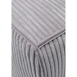 KARE Design 3 Places|Canapés Cubetto Cord 3-Places Gris Clair 220Cm