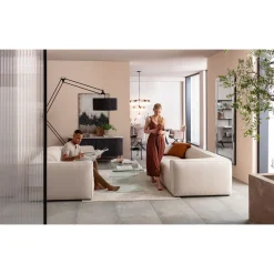 KARE Design 3 Places|Canapés Cubetto 3-Places Creme 220Cm