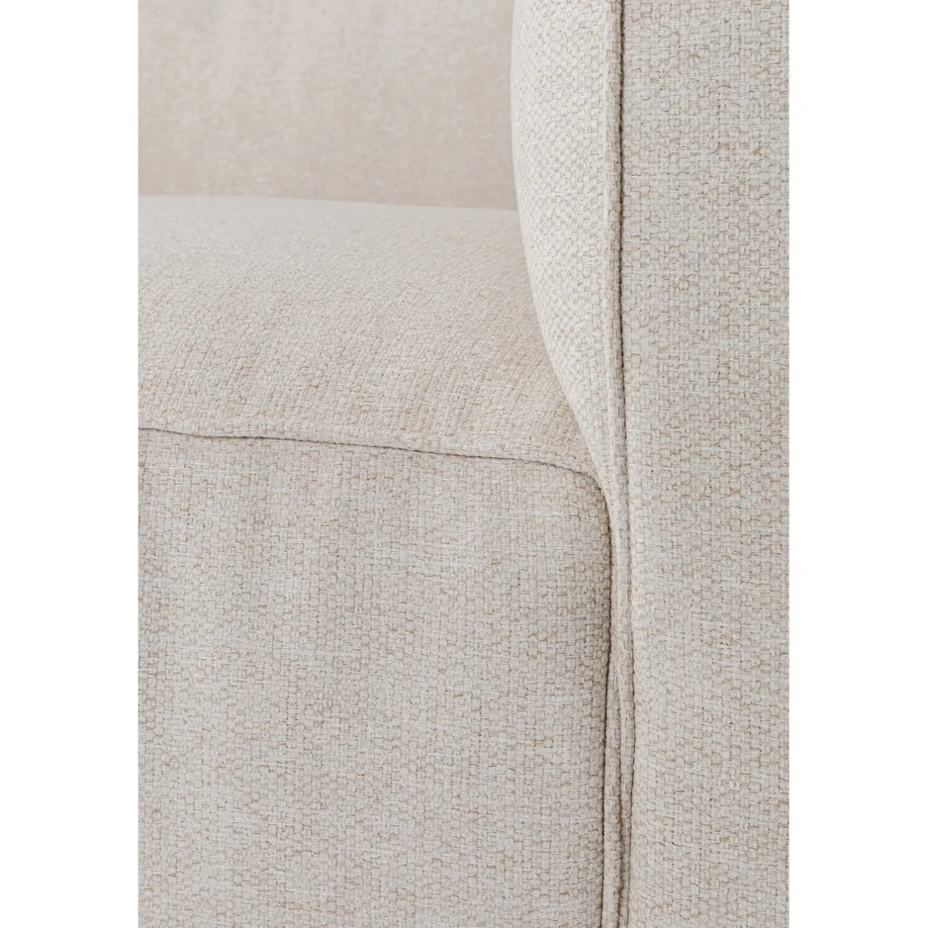 KARE Design 3 Places|Canapés Cubetto 3-Places Creme 220Cm