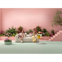 KARE Design 3 Places|Canapés Cubetto 3-Places Creme 220Cm