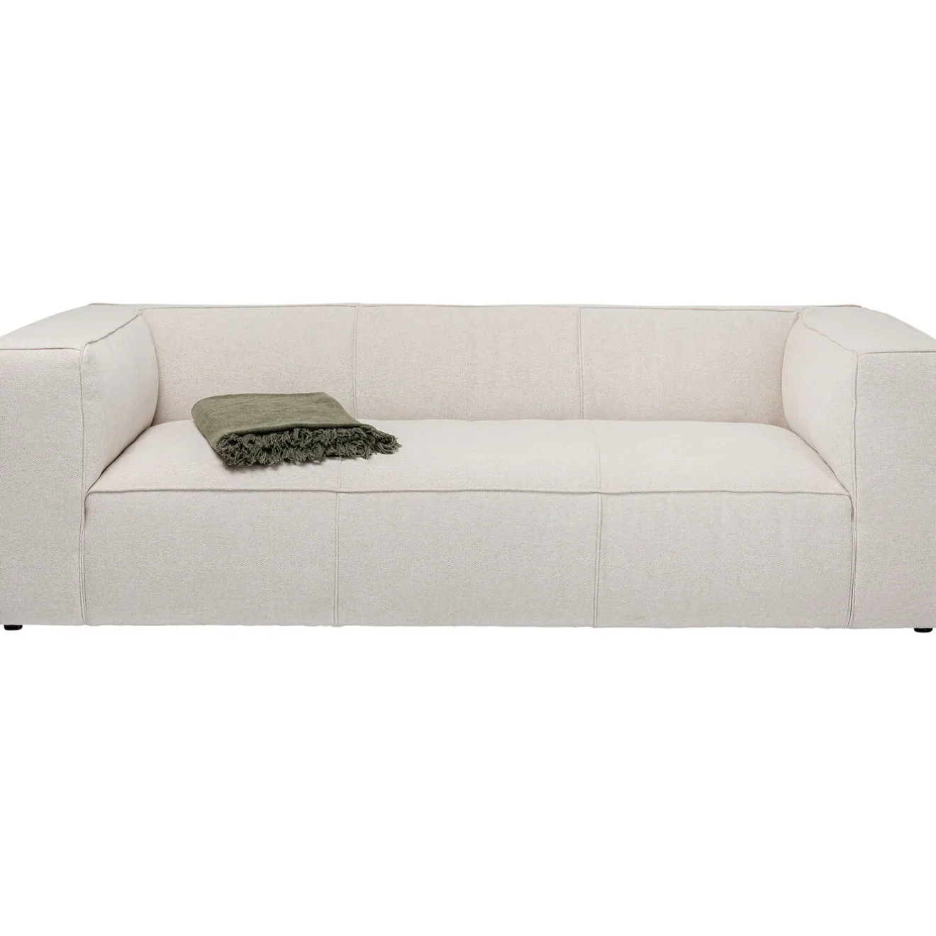 KARE Design 3 Places|Canapés Cubetto 3-Places Creme 220Cm