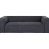 KARE Design 3 Places|Canapés Cubetto 3-Places Gris Fonce 220Cm