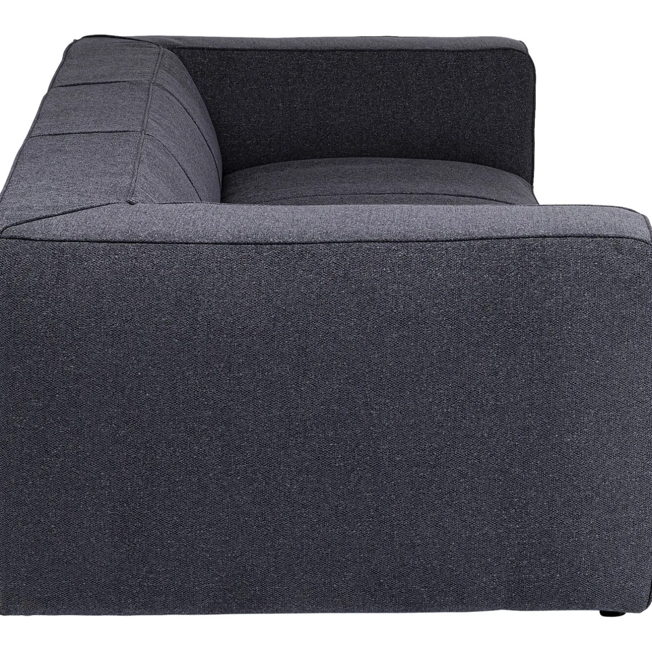 KARE Design 3 Places|Canapés Cubetto 3-Places Gris Fonce 220Cm