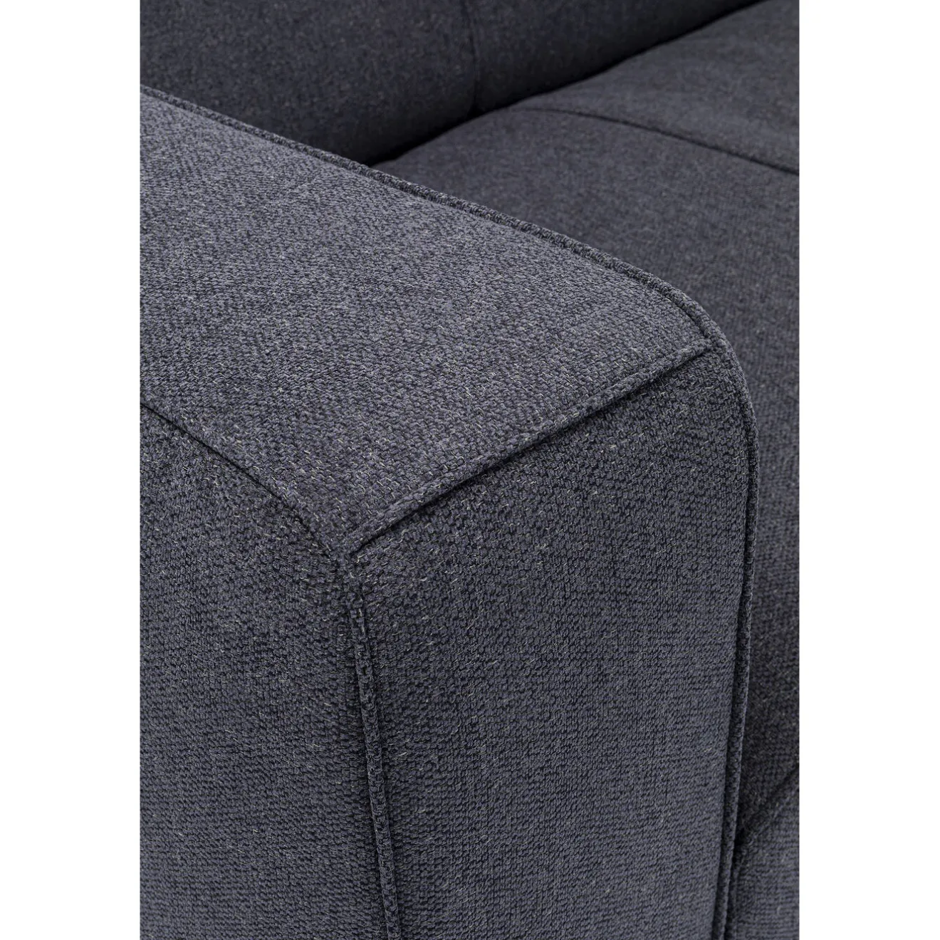 KARE Design 3 Places|Canapés Cubetto 3-Places Gris Fonce 220Cm