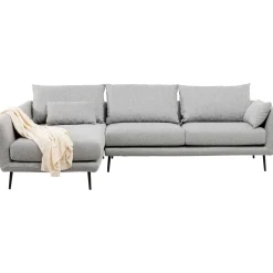 KARE Design Canapés D'Angle|Canapés D Angle Amalfi Gauche Gris 275Cm