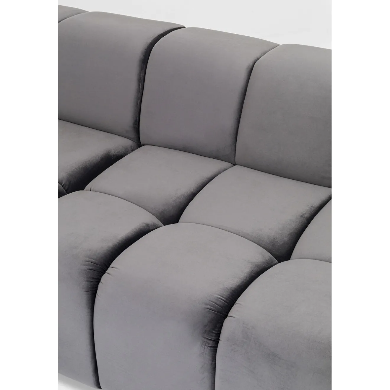 KARE Design Canapés D'Angle|Canapés D Angle Belami Velvet Gris Gauche