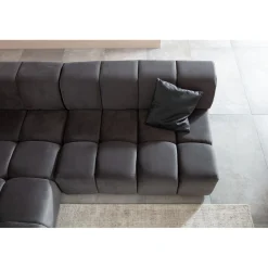 KARE Design Canapés D'Angle|Canapés D Angle Belami Velvet Gris Gauche