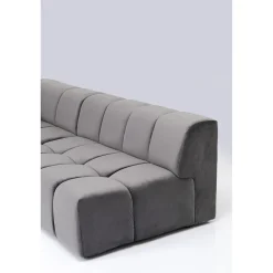 KARE Design Canapés D'Angle|Canapés D Angle Belami Velvet Gris Gauche