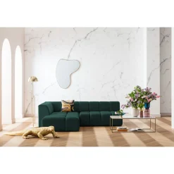 KARE Design Canapés D'Angle|Canapés D Angle Belami Vert Fonce Gauche 265Cm