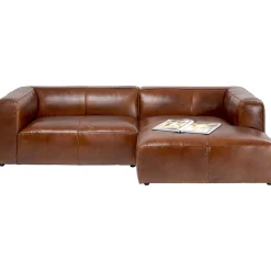 KARE Design Canapés D'Angle|Canapés D Angle Cubetto Cuir Marron