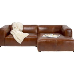 KARE Design Canapés D'Angle|Canapés D Angle Cubetto Cuir Marron