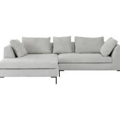 KARE Design Canapés D'Angle|Canapés D Angle Gianni Cord Gris Gauche