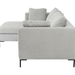 KARE Design Canapés D'Angle|Canapés D Angle Gianni Cord Gris Gauche