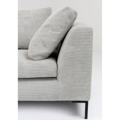 KARE Design Canapés D'Angle|Canapés D Angle Gianni Cord Gris Gauche