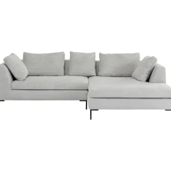 KARE Design Canapés D'Angle|Canapés D Angle Gianni Cord Gris Droite