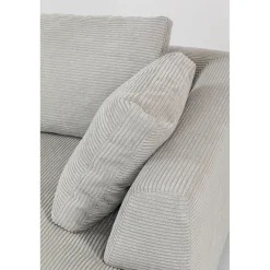 KARE Design Canapés D'Angle|Canapés D Angle Gianni Cord Gris Droite