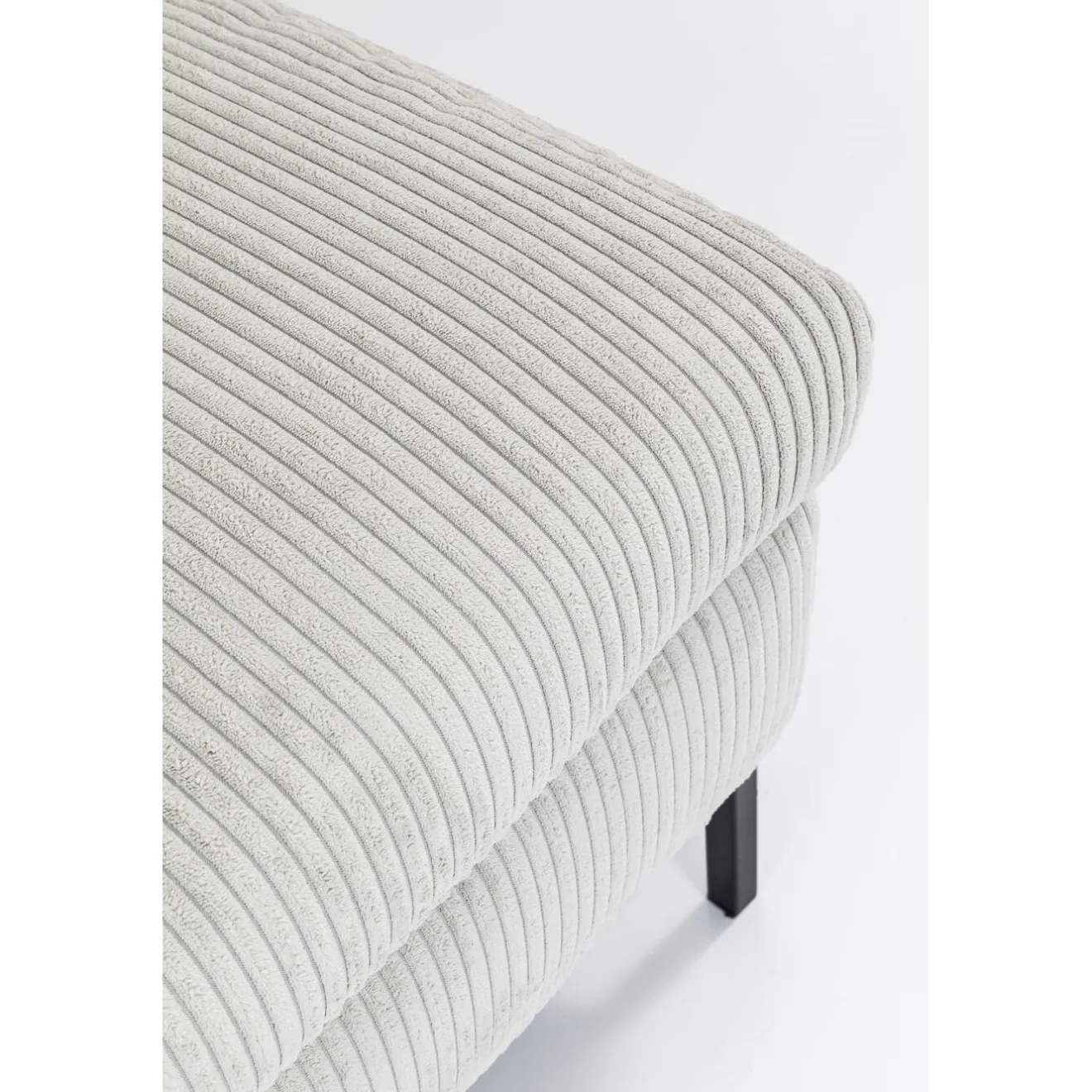 KARE Design Canapés D'Angle|Canapés D Angle Gianni Cord Gris Droite