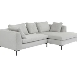 KARE Design Canapés D'Angle|Canapés D Angle Gianni Cord Gris Droite