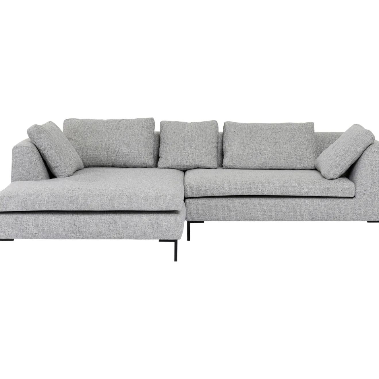 KARE Design Canapés D'Angle|Canapés D Angle Gianni Dolce Gris Clair Gauche