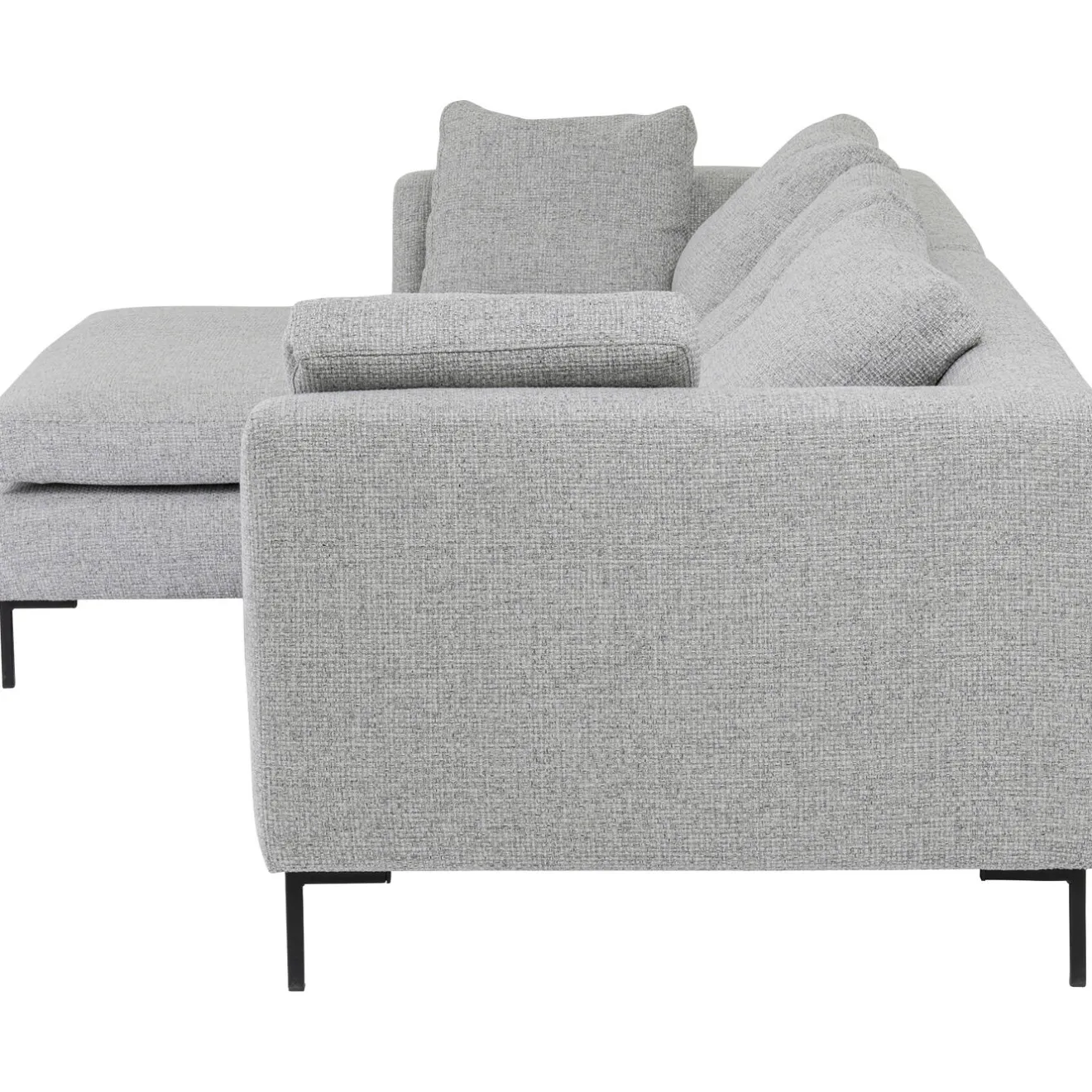 KARE Design Canapés D'Angle|Canapés D Angle Gianni Dolce Gris Clair Gauche