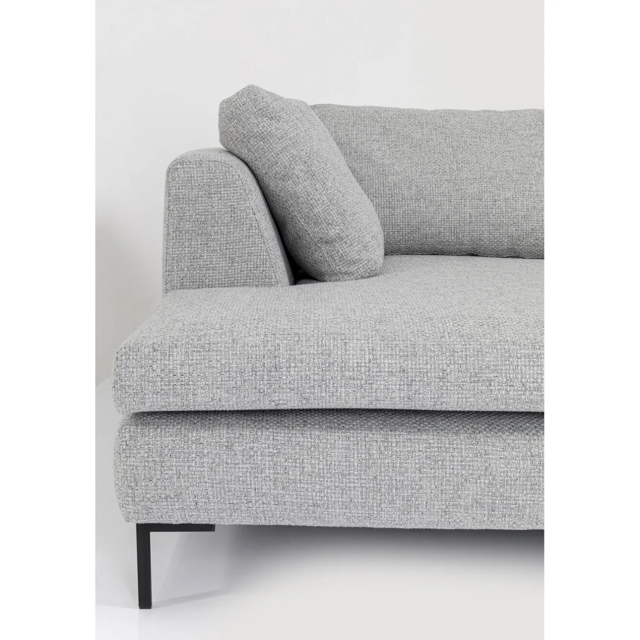 KARE Design Canapés D'Angle|Canapés D Angle Gianni Dolce Gris Clair Gauche