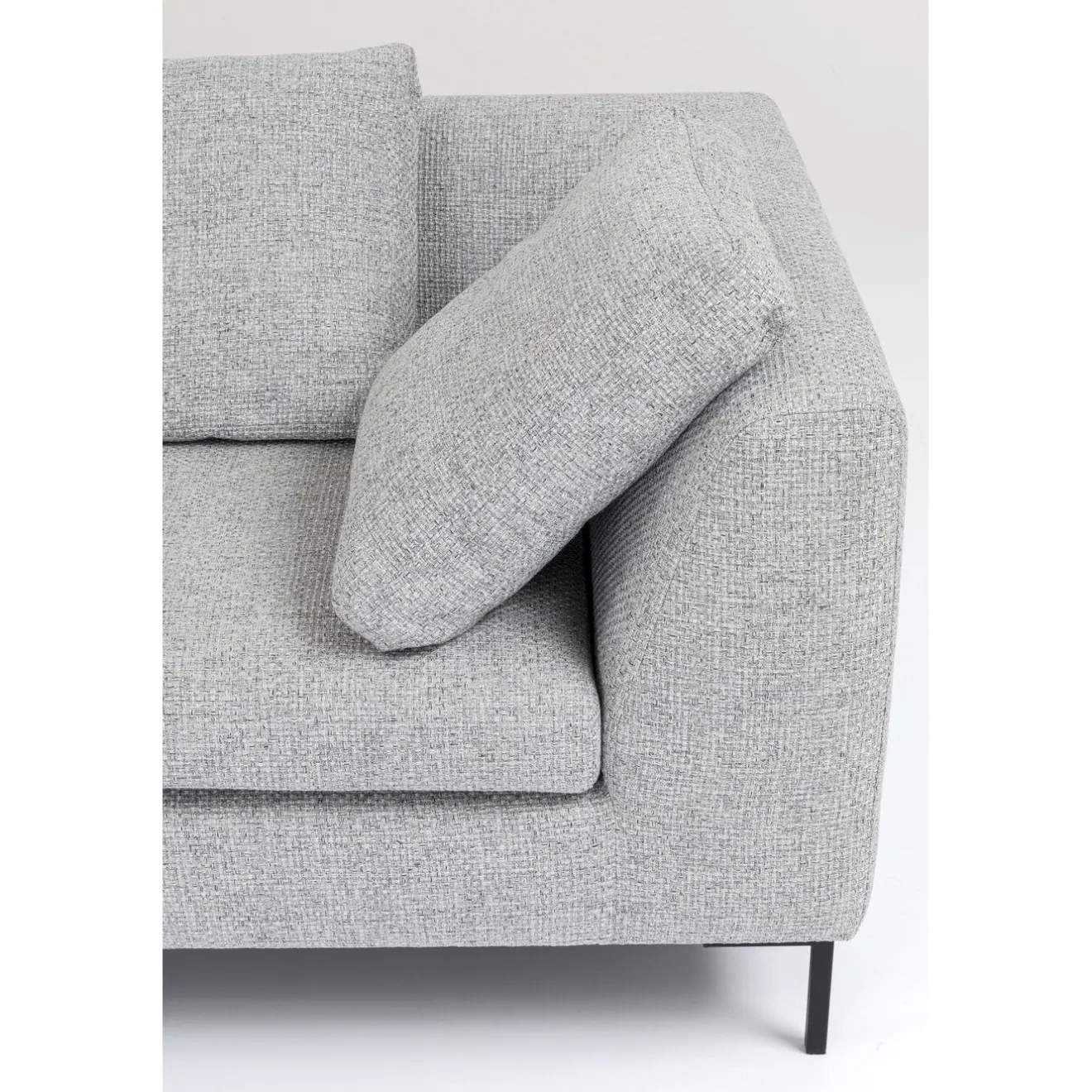 KARE Design Canapés D'Angle|Canapés D Angle Gianni Dolce Gris Clair Gauche