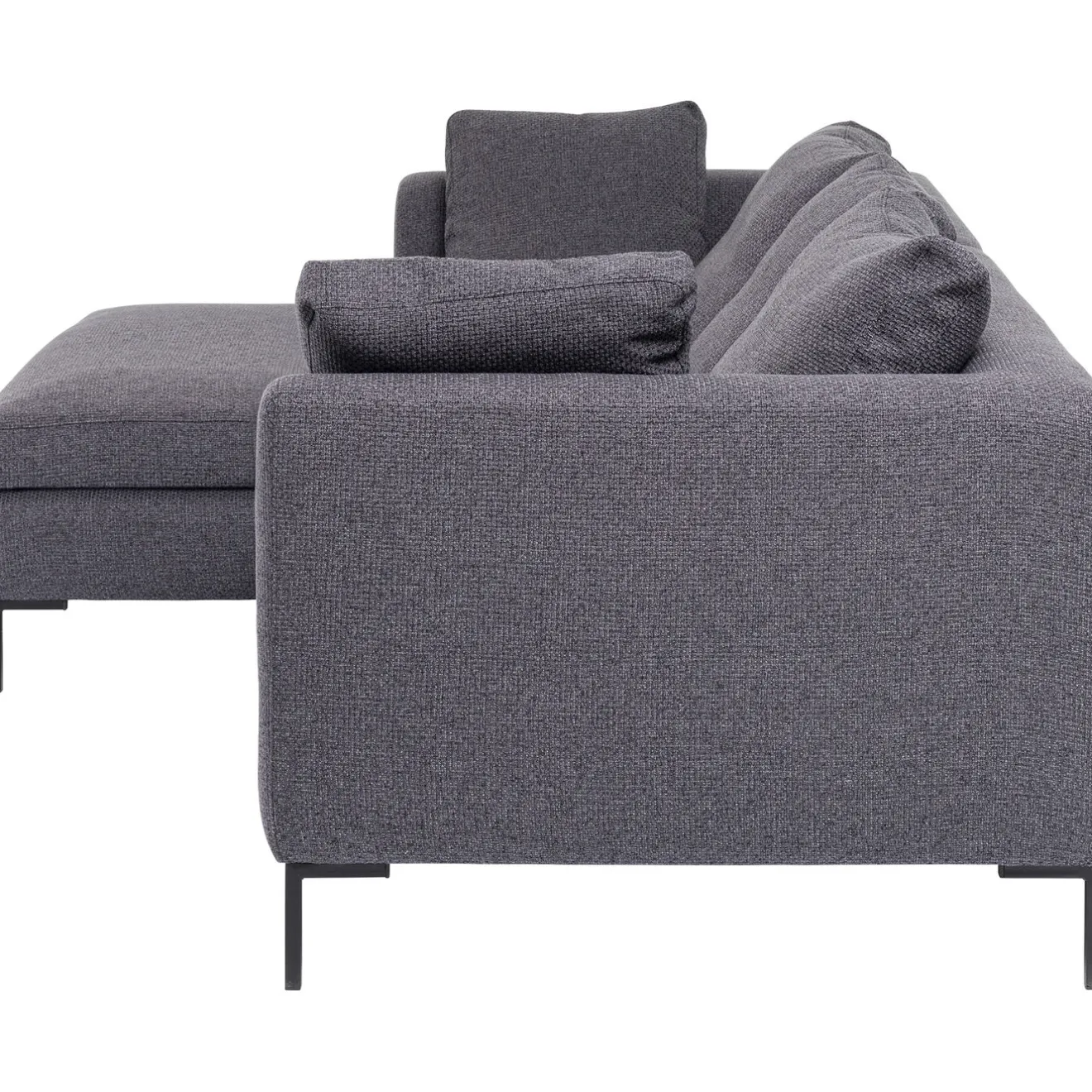 KARE Design Canapés D'Angle|Canapés D Angle Gianni Dolce Gris Fonce Gauche