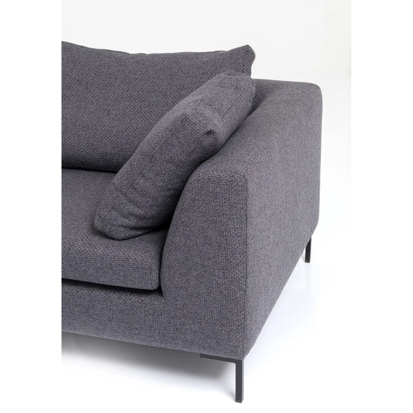 KARE Design Canapés D'Angle|Canapés D Angle Gianni Dolce Gris Fonce Gauche