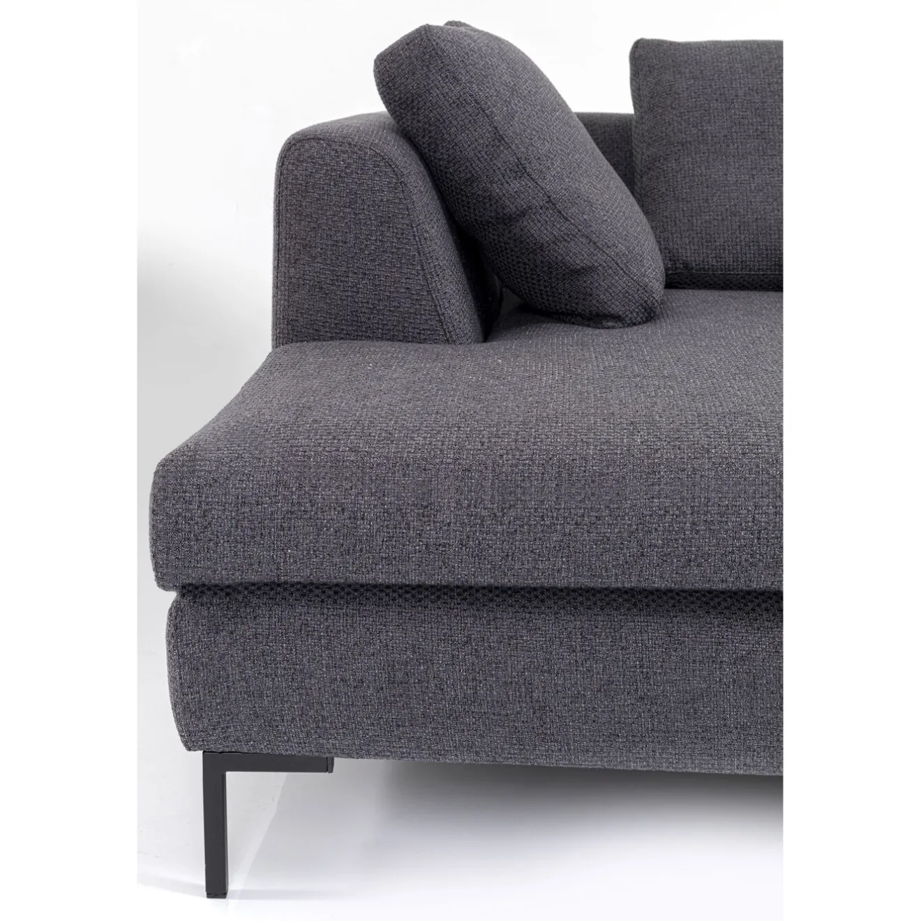 KARE Design Canapés D'Angle|Canapés D Angle Gianni Dolce Gris Fonce Gauche