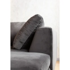 KARE Design Canapés D'Angle|Canapés D Angle Gianni Droite Gris-Noir