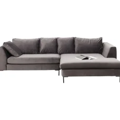 KARE Design Canapés D'Angle|Canapés D Angle Gianni Droite Gris-Noir