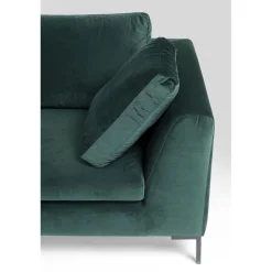 KARE Design Canapés D'Angle|Canapés D Angle Gianni Pm Velours Vert Fonce Gauche