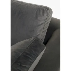 KARE Design Canapés D'Angle|Canapés D Angle Gianni Pm Velours Gris Gauche