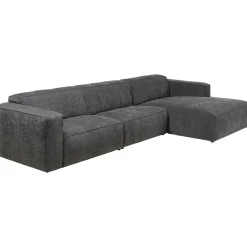 KARE Design Canapés D'Angle|Canapés D Angle Henry Gris Droite 335X170Cm