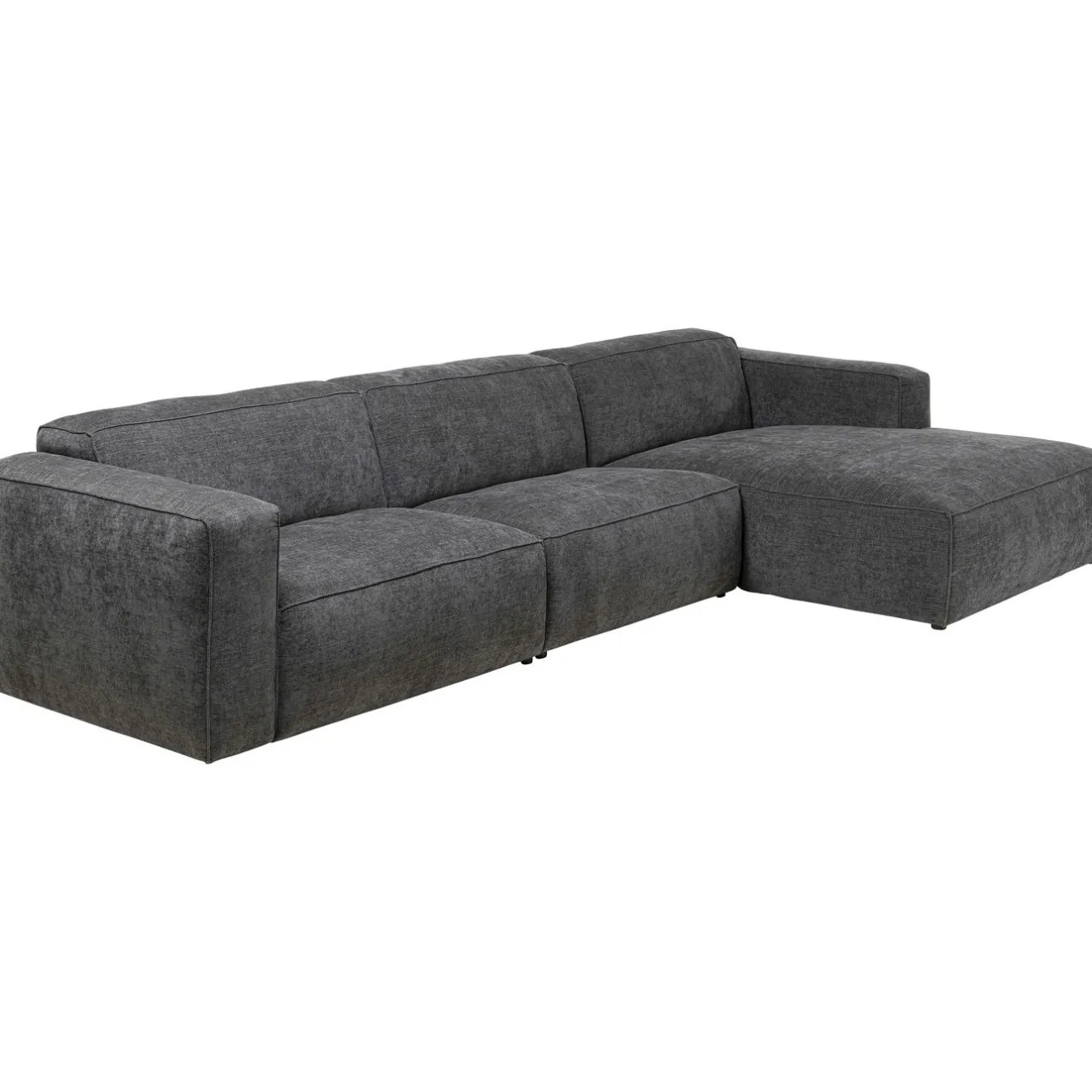 KARE Design Canapés D'Angle|Canapés D Angle Henry Gris Droite 335X170Cm