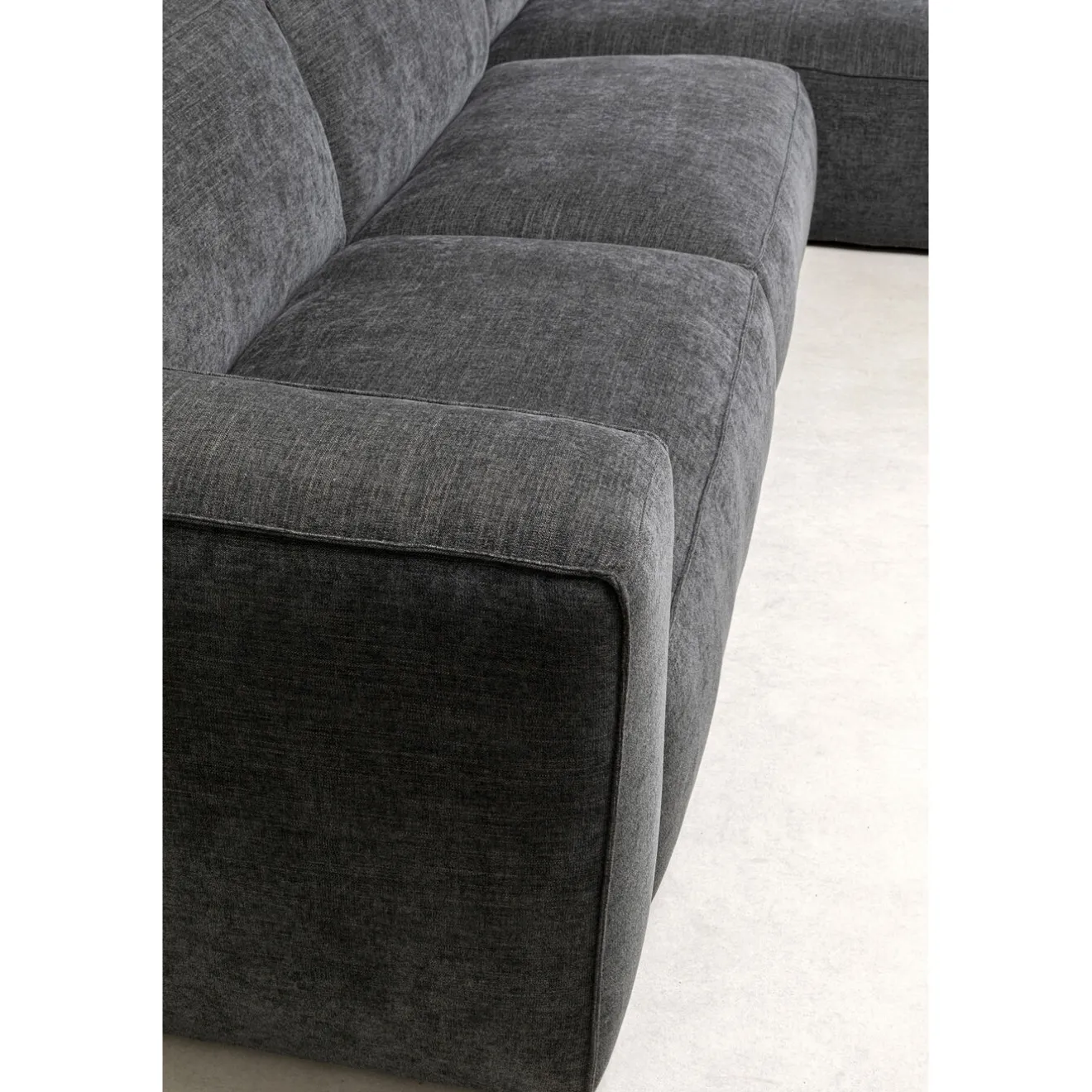 KARE Design Canapés D'Angle|Canapés D Angle Henry Gris Droite 335X170Cm