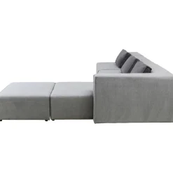 KARE Design Canapés D'Angle|Canapés D Angle Infinity Atlanta Gris Droite