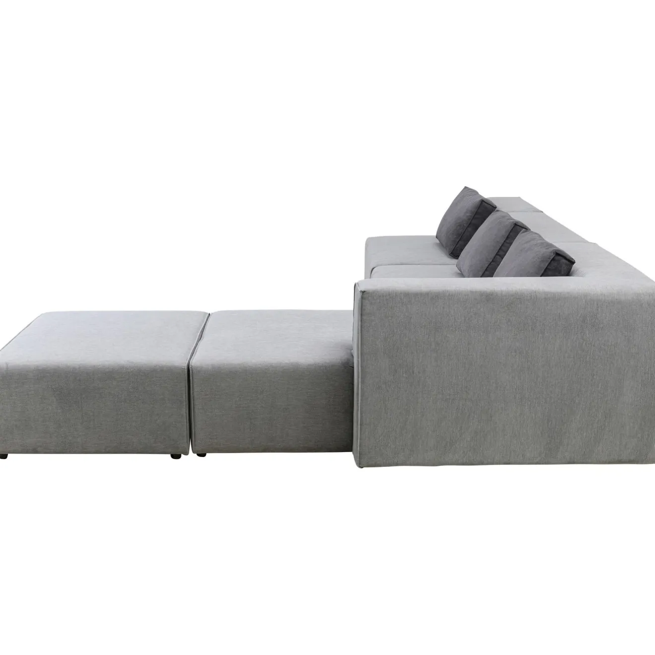 KARE Design Canapés D'Angle|Canapés D Angle Infinity Atlanta Gris Droite