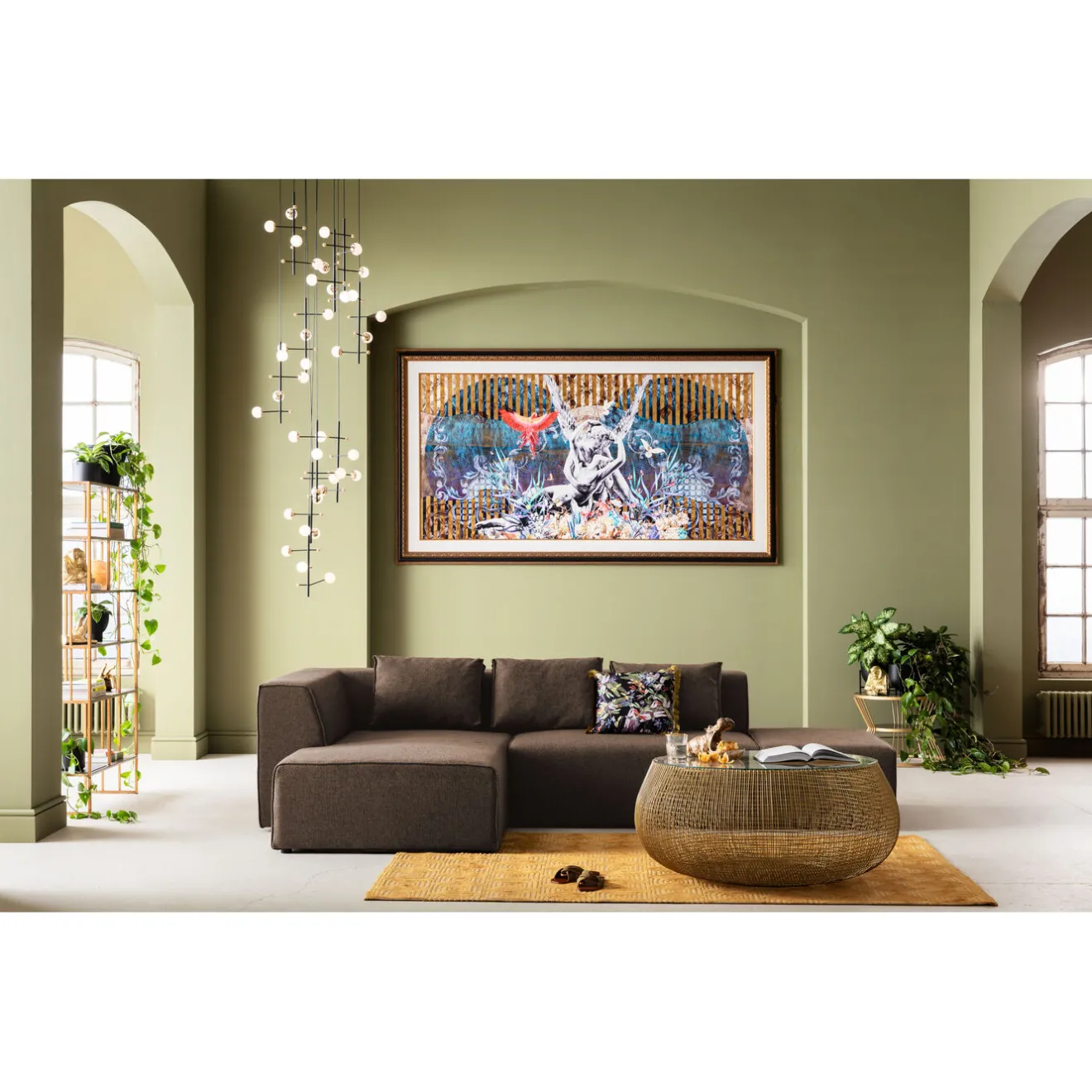 KARE Design Canapés D'Angle|Canapés D Angle Infinity Dolce Marron Gauche