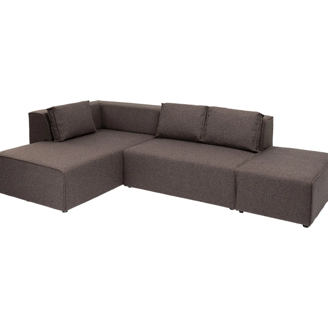 KARE Design Canapés D'Angle|Canapés D Angle Infinity Dolce Marron Gauche