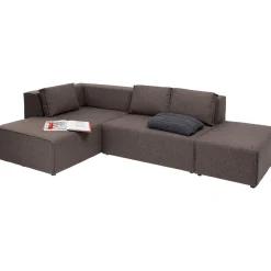 KARE Design Canapés D'Angle|Canapés D Angle Infinity Dolce Marron Gauche