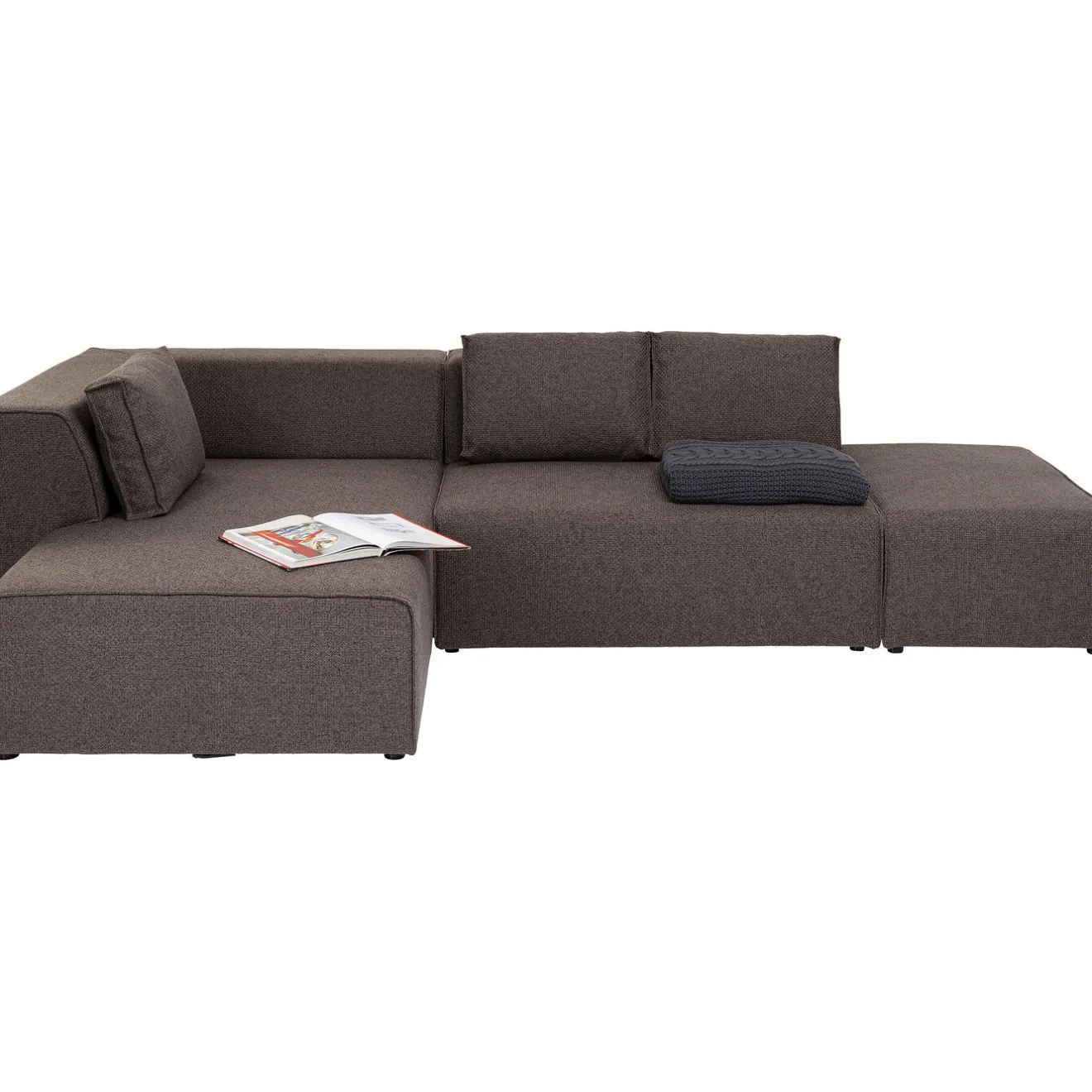 KARE Design Canapés D'Angle|Canapés D Angle Infinity Dolce Marron Gauche