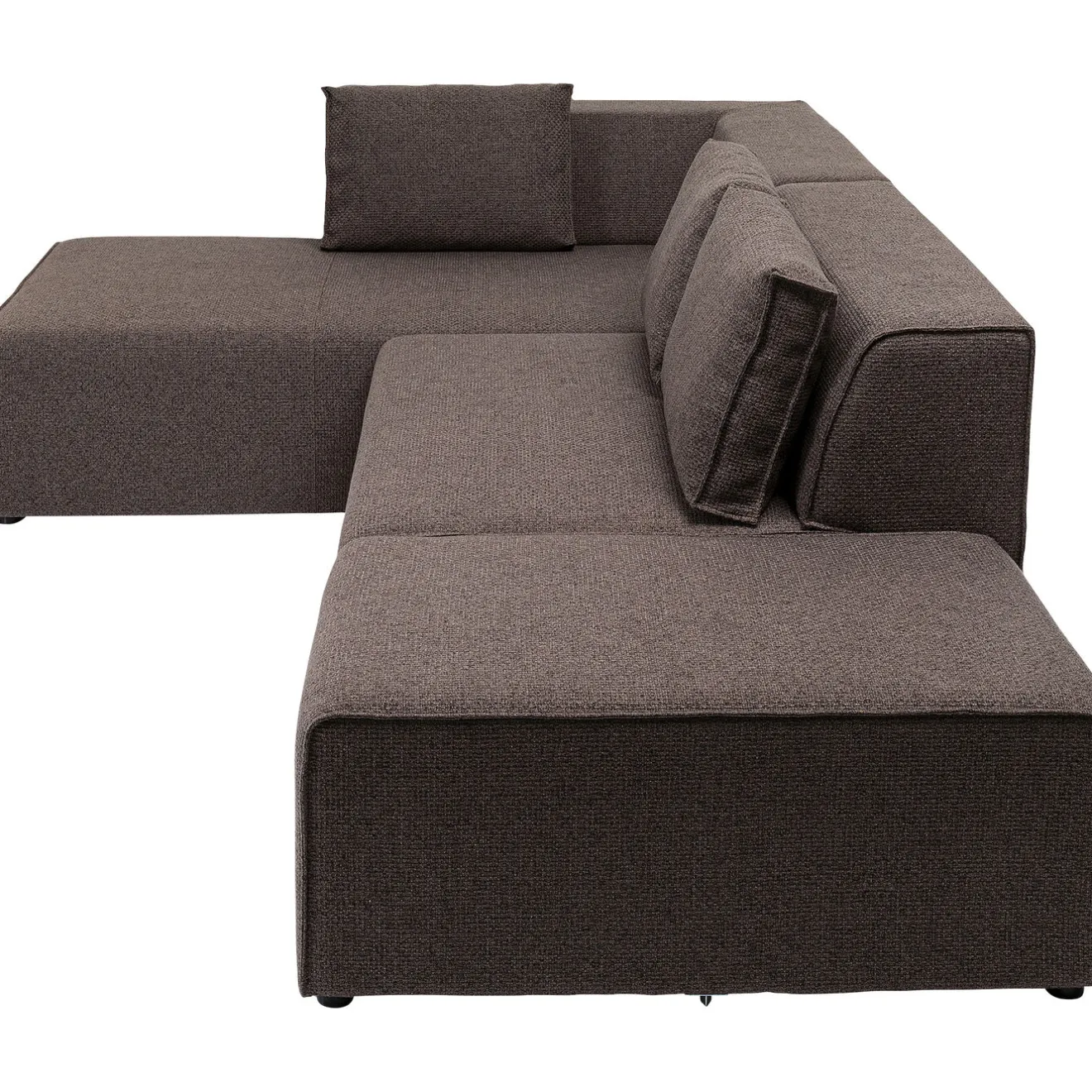 KARE Design Canapés D'Angle|Canapés D Angle Infinity Dolce Marron Gauche