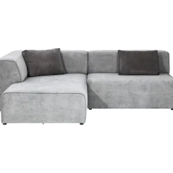 KARE Design Canapés D'Angle|Canapés D Angle Infinity Ottomane Gris Gauche
