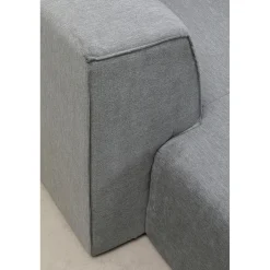 KARE Design Canapés D'Angle|Canapés D Angle Infinity Ottomane Gris Gauche